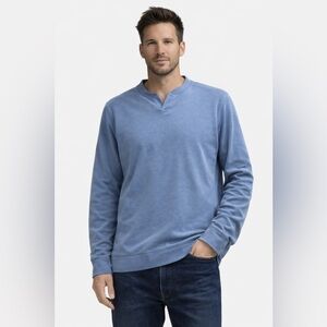 Tommy Bahama Light Blue V-Neck Sweater reversible